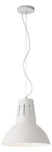 Redo 01-1282 - Závesný luster na lanku PEEP 1xE27/42W/230V pr. 34,5 cm biela