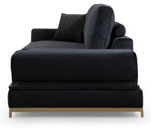 Dizajnová sedačka Dashania 320 cm čierna - Skladom na SK