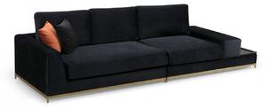 Dizajnová sedačka Dashania 320 cm čierna