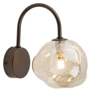 Brilagi - Nástenná lampa VULCANO 1xG9/8W/230V hnedá/dymová béžová