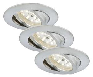 Briloner 7209-039 - SADA 3x LED Kúpeľňové podhľadové svietidlo ATTACH LED/5W/230V IP23