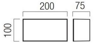 Redo 90325 - vonkajšie LED svietidlo KODIAK LED/8W/230V 4000K 20 cm IP65 biela
