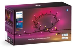 8720169246621 PHILIPS HUE White and Color Ambiance Festavia string lights - vianočná svetelná reťaz 250 LED 20m 2000-6500K+RGB IP44/IP54 čierna