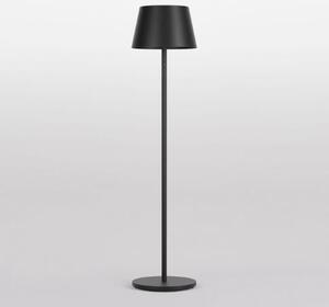REDO 90440 TESEO vonkajšia stojacia lampa SMD LED V1500mm 10W 922/550lm 2700+3000+4000K IP65 čierna, vrátane batérie 13200 mA