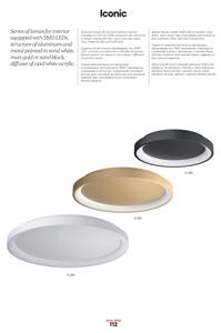 Redo 01-2672 - LED stmievateľný luster na lanku ICONIC LED/50W/230V pr. 58 cm biela