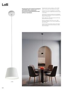 Redo 01-1495 - LED závesný luster na lankách LOLLI LED/6W/230V priemer 14 cm biela