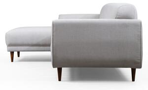 Dizajnová rozkladacia sedačka Haylia 287 cm béžová - ľavá