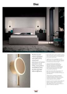 Redo 01-2697 - LED nástenné svietidlo DIAZ LED/20W/230V CRI 90 zlaté