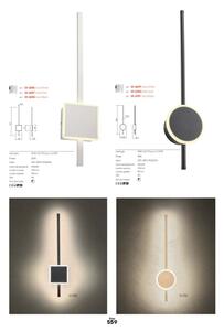 Redo 01-2697 - LED nástenné svietidlo DIAZ LED/20W/230V CRI 90 zlaté