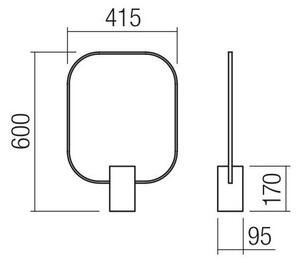 Redo 01-1226 - LED stmievateľná stolová lampa DOM LED/21W/230V biela