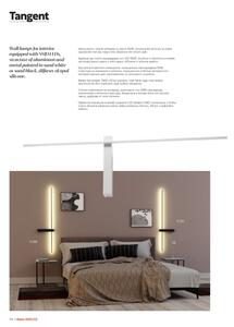 Redo 01-2479 - LED nástenné svietidlo TANGENT LED/14W/230V 3000K biele