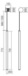 Redo 01-3363 - stmievateľné nástenné LED svietidlo SWING LED/16W/230V 3000/4000K CRI 90 biela
