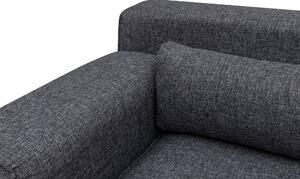 Dizajnová rohová sedačka Caishen 308 cm sivá - pravá