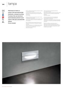 Redo 90009 - LED Vonkajšie orientačné svietidlo TAMPA LED/11W/230V IP54 biele
