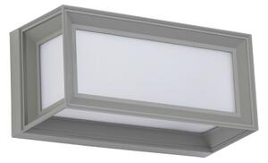 Brilagi - Vonkajšie LED nástenné svietidlo so senzorom PARKER LED/12W/230V sivé IP44