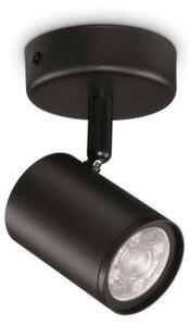 Philips WiZ Colors 8719514551930 IMAGEO bodové svietidlo 1xGU10 5W/350lm 2200-6500K+RGB čierna stmievateľné