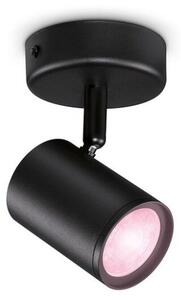 Philips WiZ Colors 8719514551930 IMAGEO bodové svietidlo 1xGU10 5W/350lm 2200-6500K+RGB čierna stmievateľné
