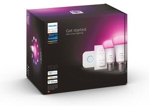 Philips Hue White and color ambiance 8719514291379 Starter Kit E27 9W/1100lm 2000-6500K+RGB bluetooth 2-set + bridge + switch