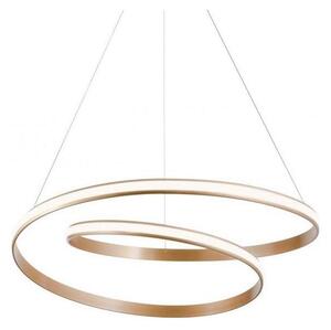 Redo 01-1891 - stmievateľný LED luster na lanku TORSION LED/35W/230V pr. 75 cm bronzový