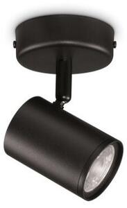 Philips WiZ Colors 8719514551930 IMAGEO bodové svietidlo 1xGU10 5W/350lm 2200-6500K+RGB čierna stmievateľné