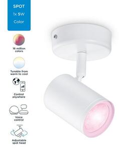 Philips WiZ Colors 8719514551879 IMAGEO bodové svietidlo 1xGU10 5W/350lm 2200-6500K+RGB biela stmievateľné