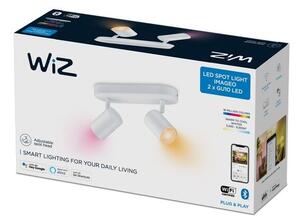 Philips WiZ Colors 8719514551893 IMAGEO bodové svietidlo 2xGU10 10W/700lm 2200-6500K+RGB biela stmievateľné
