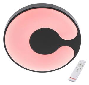 Redo 05-927 - LED RGBW stropné svietidlo BIGSI LED/48W/230V priemer 50 cm čierne + DO