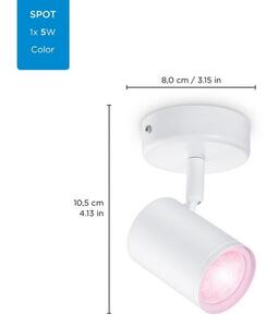 Philips WiZ Colors 8719514551879 IMAGEO bodové svietidlo 1xGU10 5W/350lm 2200-6500K+RGB biela stmievateľné