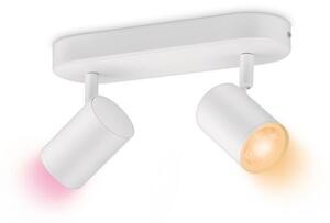 Philips WiZ Colors 8719514551893 IMAGEO bodové svietidlo 2xGU10 10W/700lm 2200-6500K+RGB biela stmievateľné