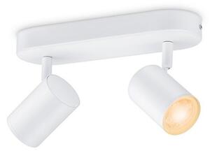 Philips WiZ Colors 8719514551893 IMAGEO bodové svietidlo 2xGU10 10W/700lm 2200-6500K+RGB biela stmievateľné