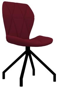Jedálenské stoličky 4 ks vínovo-červené umelá koža