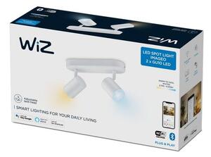 Philips WiZ Tunable white 8719514551770 IMAGEO bodové svietidlo 2xGU10 10W/700lm 2700-6500K biela stmievateľné