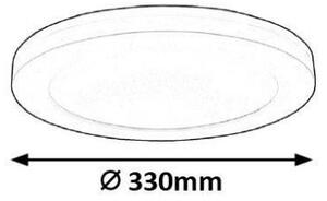 Rabalux 1492 Sonnet stropné/zápustné svietidlo 2v1 LED 330mm 30W/2800lm 4000K s pohybovým senzorom biela
