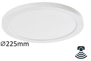 Rabalux 1491 Sonnet stropné/zápustné svietidlo 2v1 LED 225mm 18W/1500lm 4000K s pohybovým senzorom biela