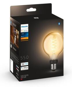 8719514343009 Philips Hue White Filament žiarovka E27 G93 V2 7W/550lm 2100K