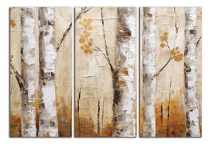 Obraz na plátne Malované brezy