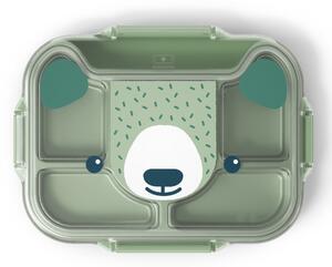 Desiatový box Monbento Wonder Green Bear 950 ml