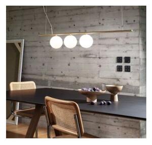 Ideal Lux 282114 PERLINE závesné svietidlo 3xG9 mosadzná, biela