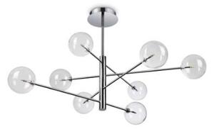 Ideal Lux 275178 EQUINOXE závesné svietidlo 8xG4 D1280mm chrómová