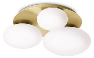 Ideal Lux 293660 NINFEA stropné svietidlo 3xGX53 saténová mosadz