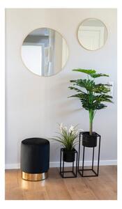 Súprava 2 čiernych kovových kvetináčov House Nordic Marla