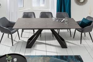 Jedálenský stôl HARMONY 180-230 cm - antracitová