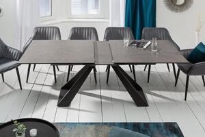 Jedálenský stôl HARMONY 180-230 cm - antracitová
