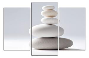 Obraz na stenu Biele kamene v rovnováhe