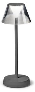 Ideal Lux 286730 LOLITA vonkajšia stolná lampička LED V345mm 2,8W 200/30lm 3000K šedá