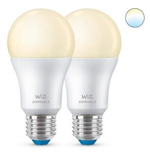 Philips WiZ Dimmable 871951455007 LED žiarovka 2-set E27 8W/806 lm A60 2700K