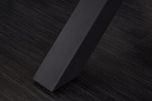 Jedálenský stôl EVERLASING 180-225 cm - svetlosivá, čierna