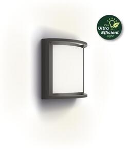 Philips 8720169276864 UltraEfficient Samondra vonkajšie nástenné svietidlo LED 3,8W/800lm 2700K IP44 antracit