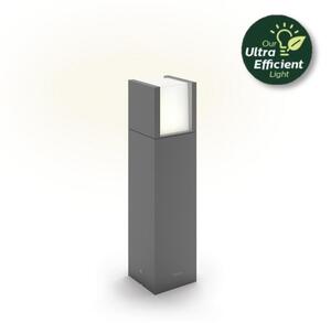Philips 8720169278066 UltraEfficient Arbour vonkajšie stojanové svietidlo/záhradný stĺpik V400mm LED 3,8W/800lm 2700K IP44 antracit