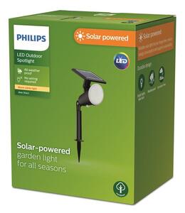 Philips 8720169269132 Outdoor solar Jivix solárne zapichovacie svietidlo/reflektor LED 1,4W/150lm 2700K IP44 čierna